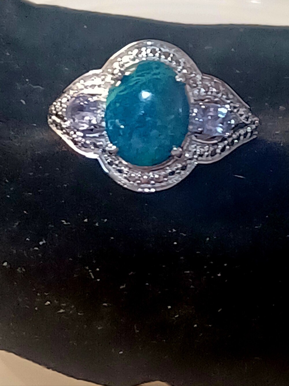 Table Mountain Shadowkite Tanzanite Ring Size 7